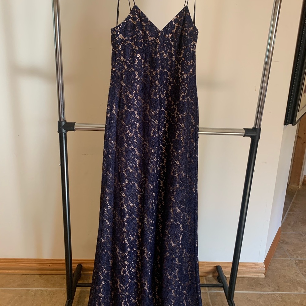 Floor Length Lace Formal Gown